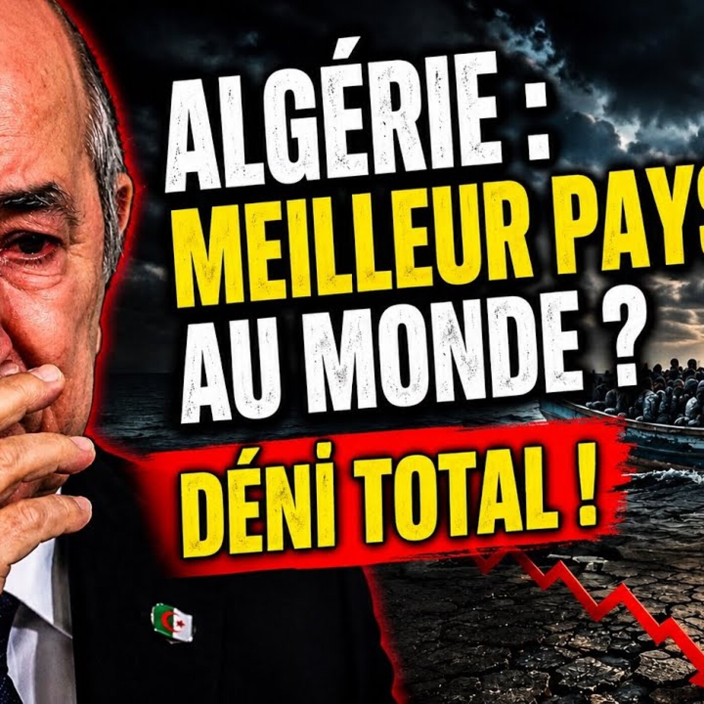 Algérie : La vérité sur les larmes de Tebboune et le « tout est positif » du 5 Juillet