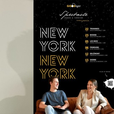 «New York, New York» par la compagnie Good Light avec Arnaud Schnegg cover