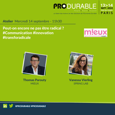 Agence Mieux - Peut-on encore ne pas être radical ? #Communication #innovation #transforadicale cover
