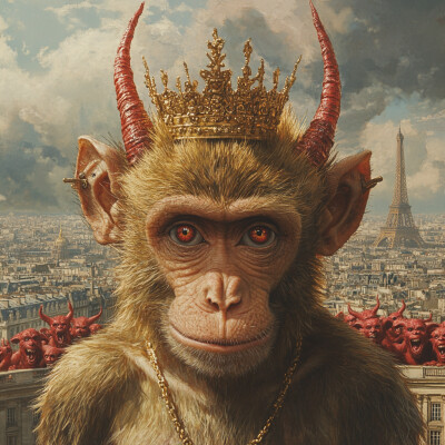 La reine-guenon (et le Paris démoniaque) cover