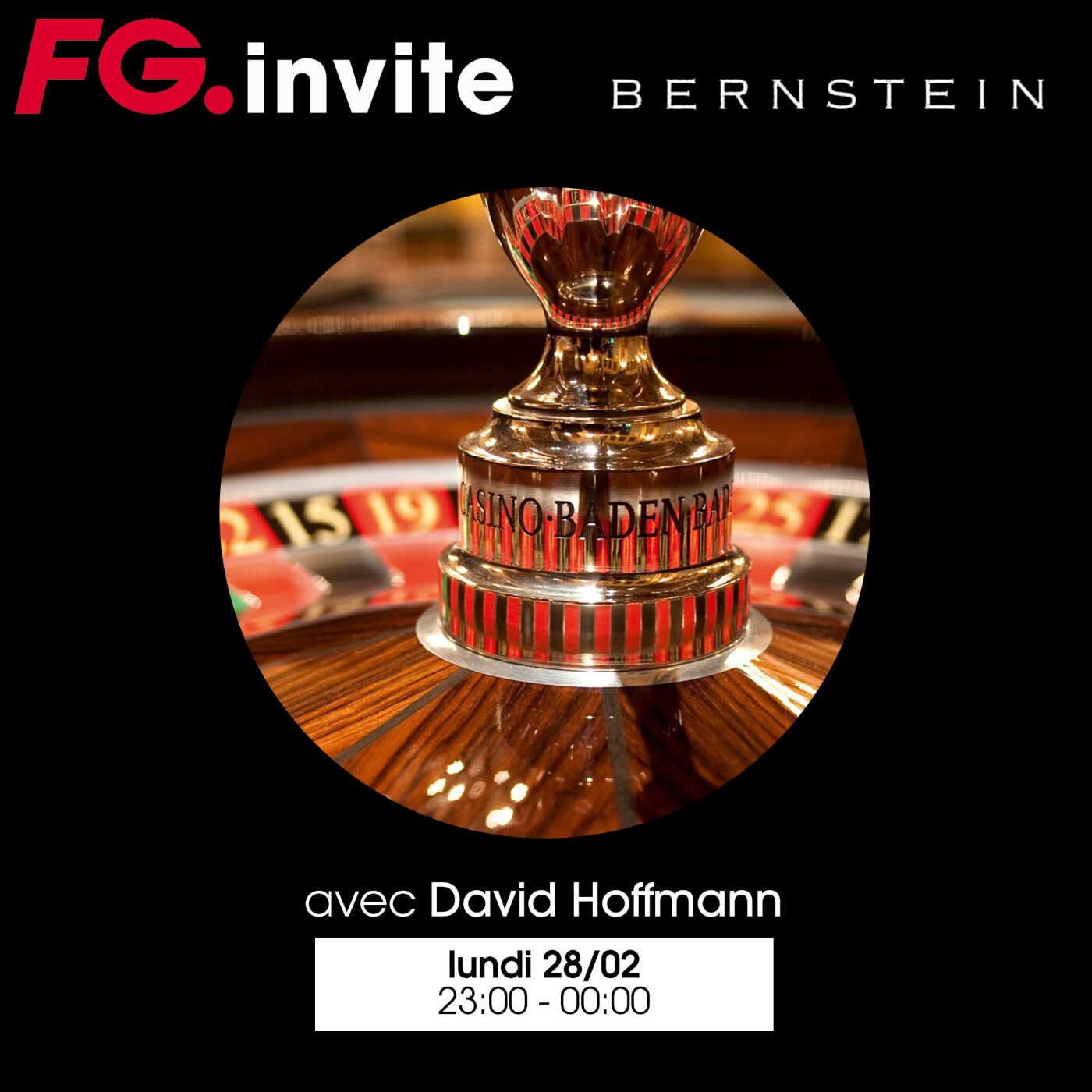 FG INVITE : LE BERSTEIN CLUB AVEC DAVID HOFFMANN
