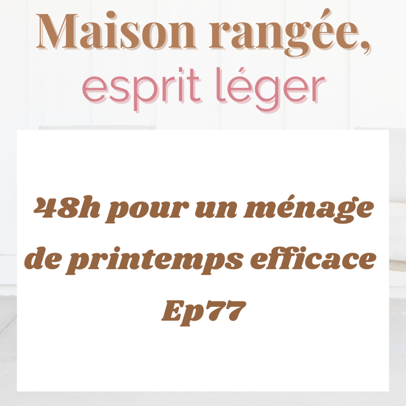48h pour un ménage de printemps efficace Ep77