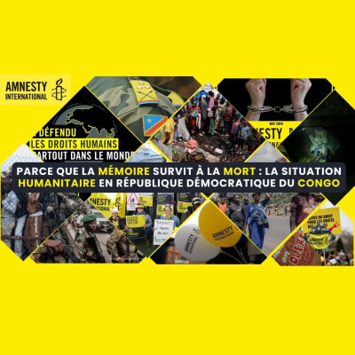 Parce que la mémoire survit à la mort : la situation humanitaire en République démocratique du Congo cover
