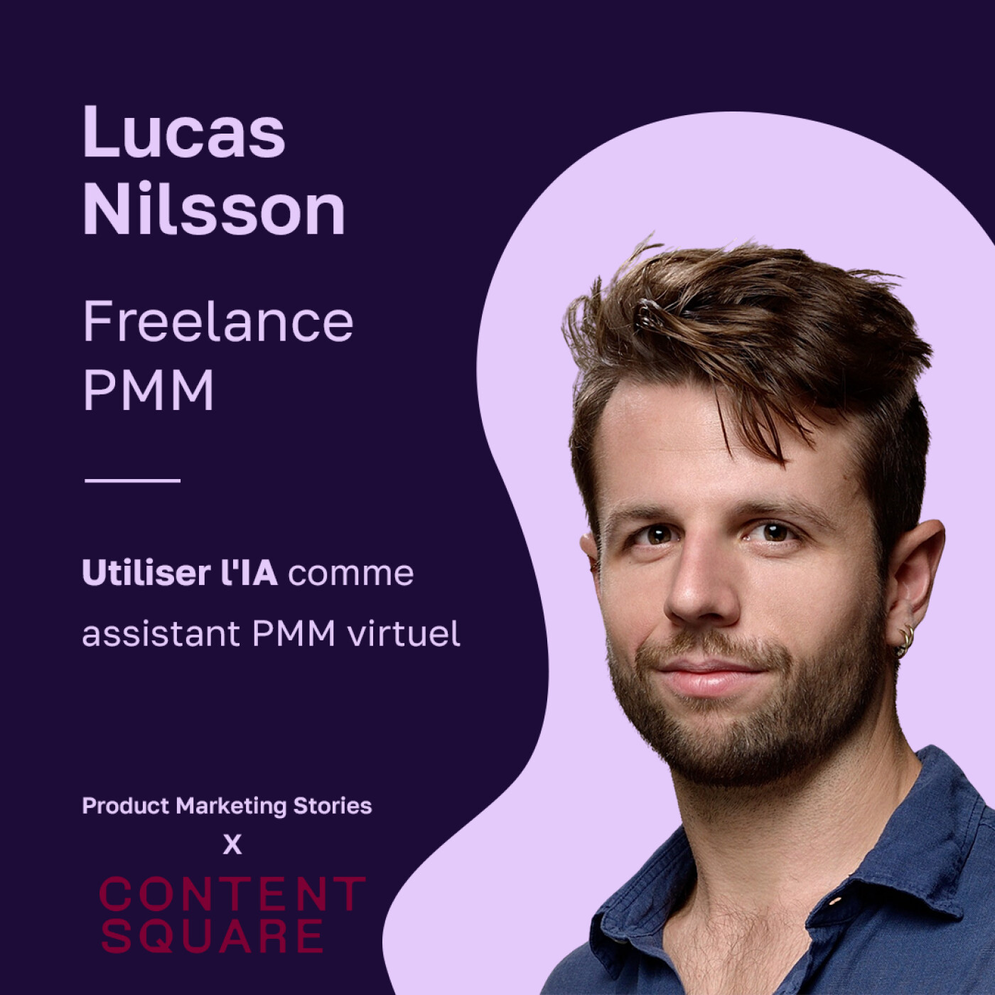 Utiliser l'IA comme assistant virtuel PMM et gagner 15h par semaine | Lucas Nilsson | PMM Freelance episode artwork