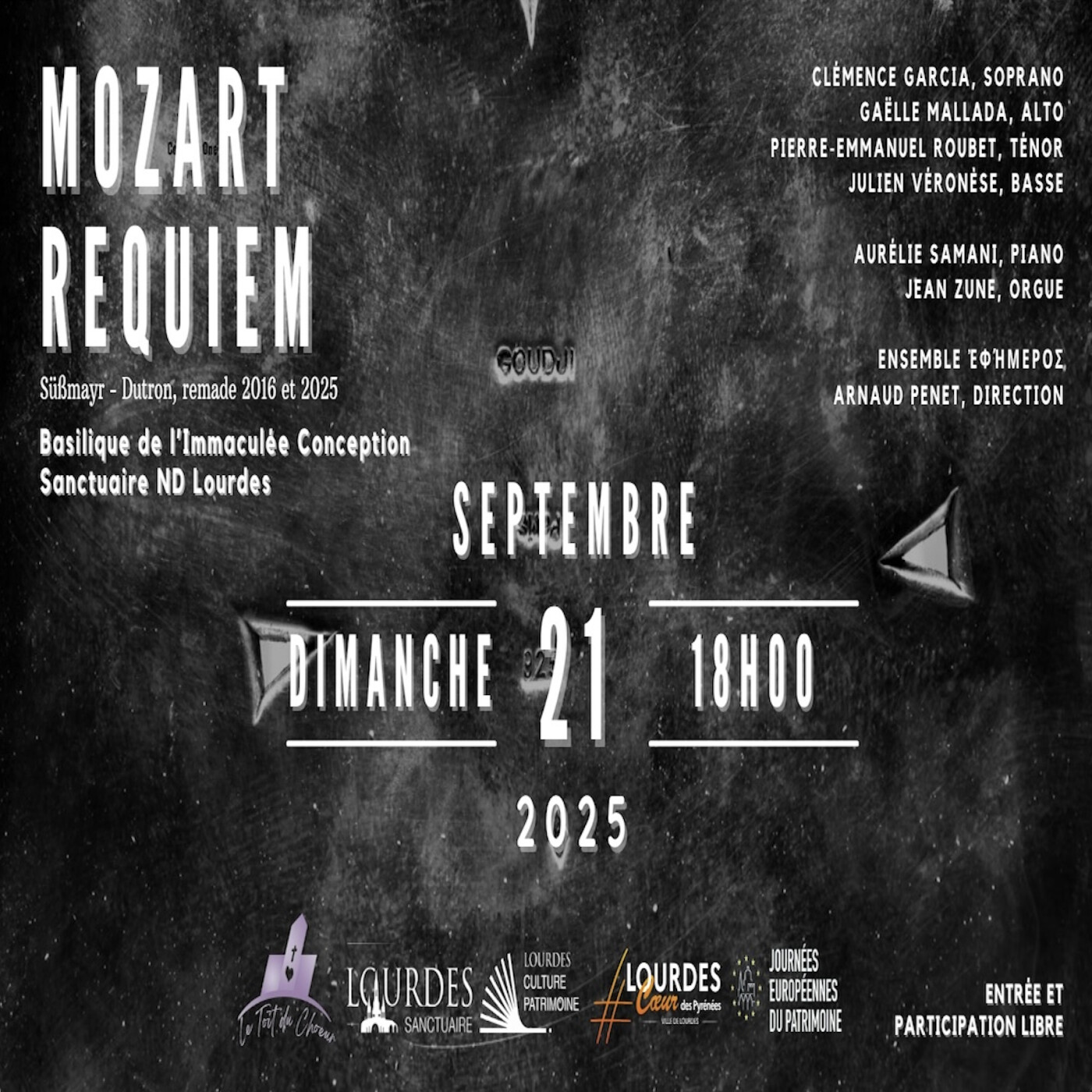 Pierre-Henri DUTRON, compositeur, Arnaud PENET(Ensemble Ephiméros) et la version 2016-2025 du Requiem de Mozart