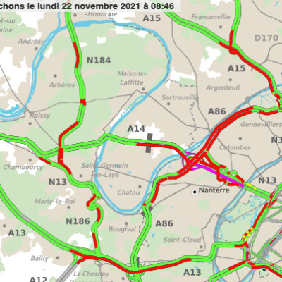 " Le tunnel de la Défense fermé à priori toute la matinée " cover