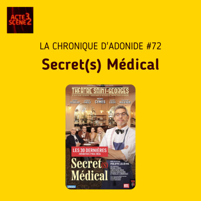 Chronique d'Adonide 72 : Secret(s) médical cover