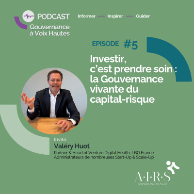 Investir, c'est prendre soin : la Gouvernance vivante du capital-risque, par Valéry Huot cover