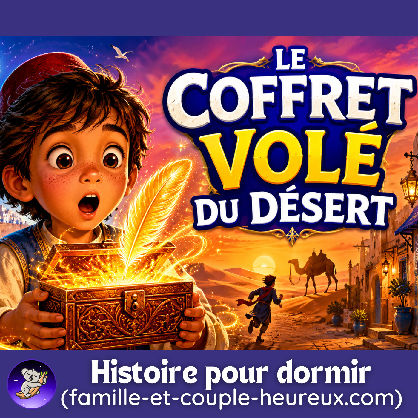 Le Coffret volé du désert 🐪 Histoire pour s’endormir | Maroc, sommeil enfant | Patricia Histoire