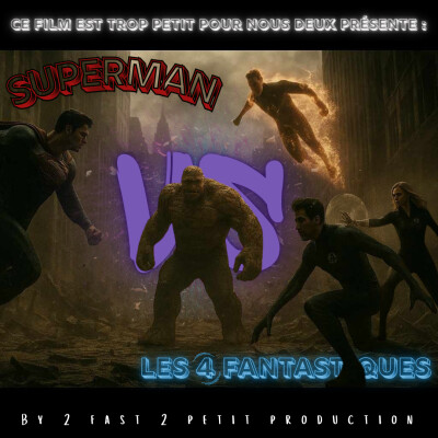 Superman vs les 4 Fantastiques cover