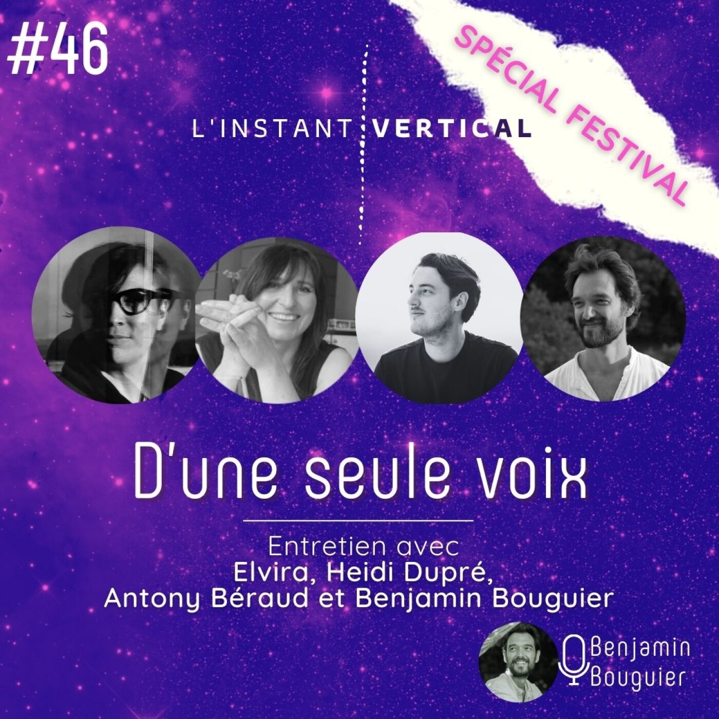 Épisode 46- D'une seule voix - entretien avec Elvira, Heidi Dupré, Antony Beraud et Benjamin Bouguier