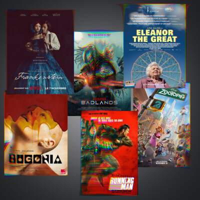 NOVEMBRE 2025 :💥Predator Badlands, 🧟Frankenstein, ♠️Insaisissables 3, 👵🏻Eleanor the Great, 🏃🏻‍➡️Running Man, 👽Bugonia et 🐰Zootopie 2 cover