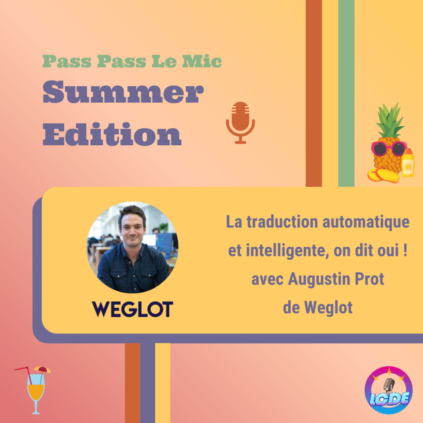 PPLM Summer Edition - La traduction automatique et intelligente, on dit oui ! avec Augustin Prot de Weglot episode artwork