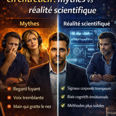 Détecter le mensonge en entretien : Mythes vs Réalité scientifique. cover