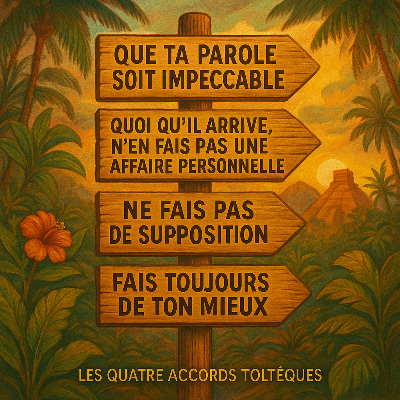 Les Quatre Accords Toltèques : une sagesse puissante qui transforme ta vie 🇲🇽