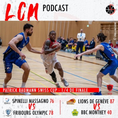 Swiss Cup - Quarter Finals - Massagno vs Fribourg & Geneve vs Monthey cover