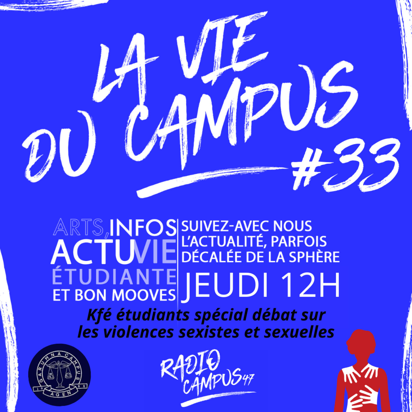 La Vie du Campus #33 - Kfé étudiants spécial débat sur les violences sexistes et sexuelles episode artwork