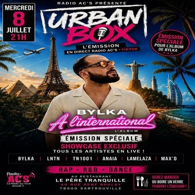 URBAN BOX au Père Tranquille du 08/07/2026. SPECIAL BYLKA cover
