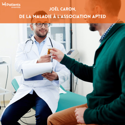 PODCAST 144 - Joël Caron, de la maladie à l'association APTED cover