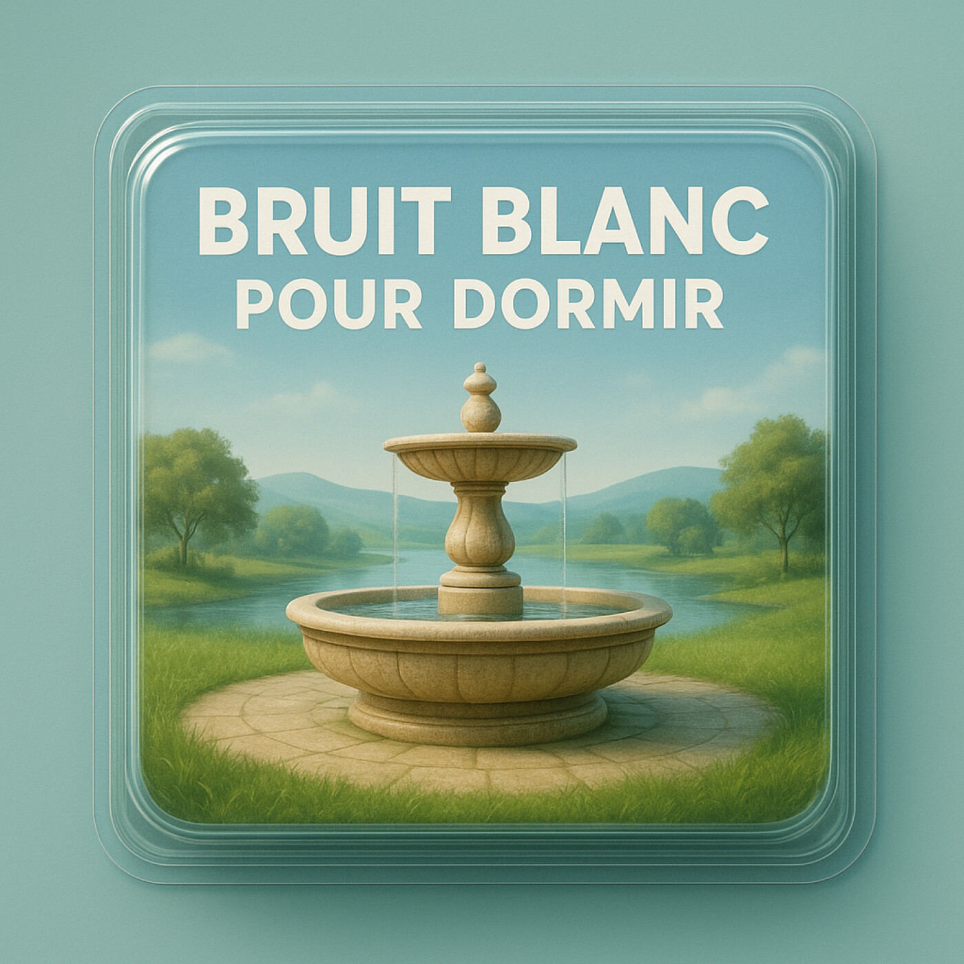 1 Heure Bruit Blanc d'une Fontaine romaine pour DORMIR ⛲️ ASMR relaxant