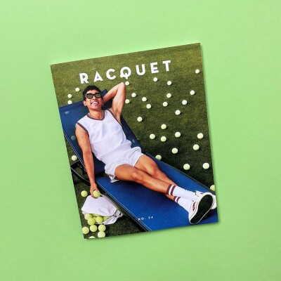 A new spin on Racquet magazine cover