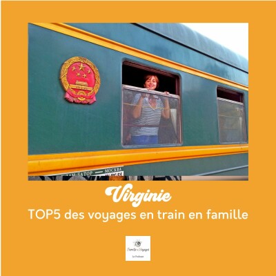 🚂 VIRGINIE - TOP 5 Voyages en train en famille - Tokyo, Rome, Venise, Poudlard Express & guide pratique pour votre voyage en famille cover