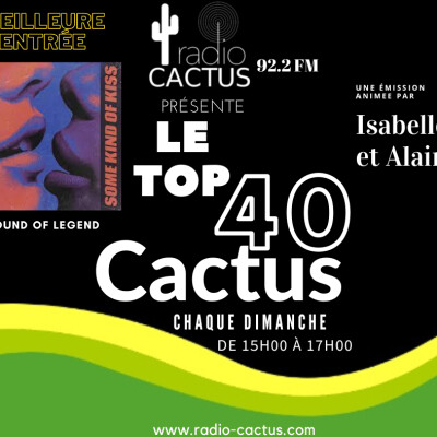 Top 40 Cactus du 30 juillet 2023. cover