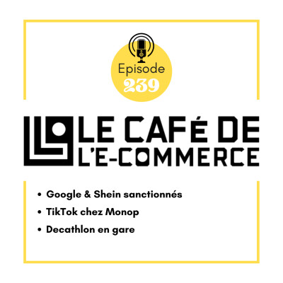 239 - Google & Shein sanctionnés, TikTok chez Monop, Decathlon en gare : c'est la rentrée e-commerce 2025 ! cover