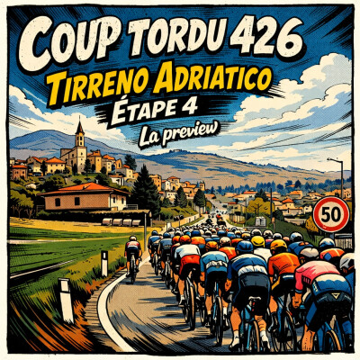 COUP TORDU EPISODE 426 : TIRENNO ADRIATICO 2026, ETAPE 4 ! LA PREVIEW cover