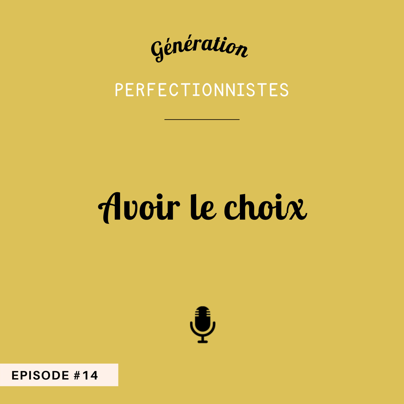 Génération Perfectionnistes