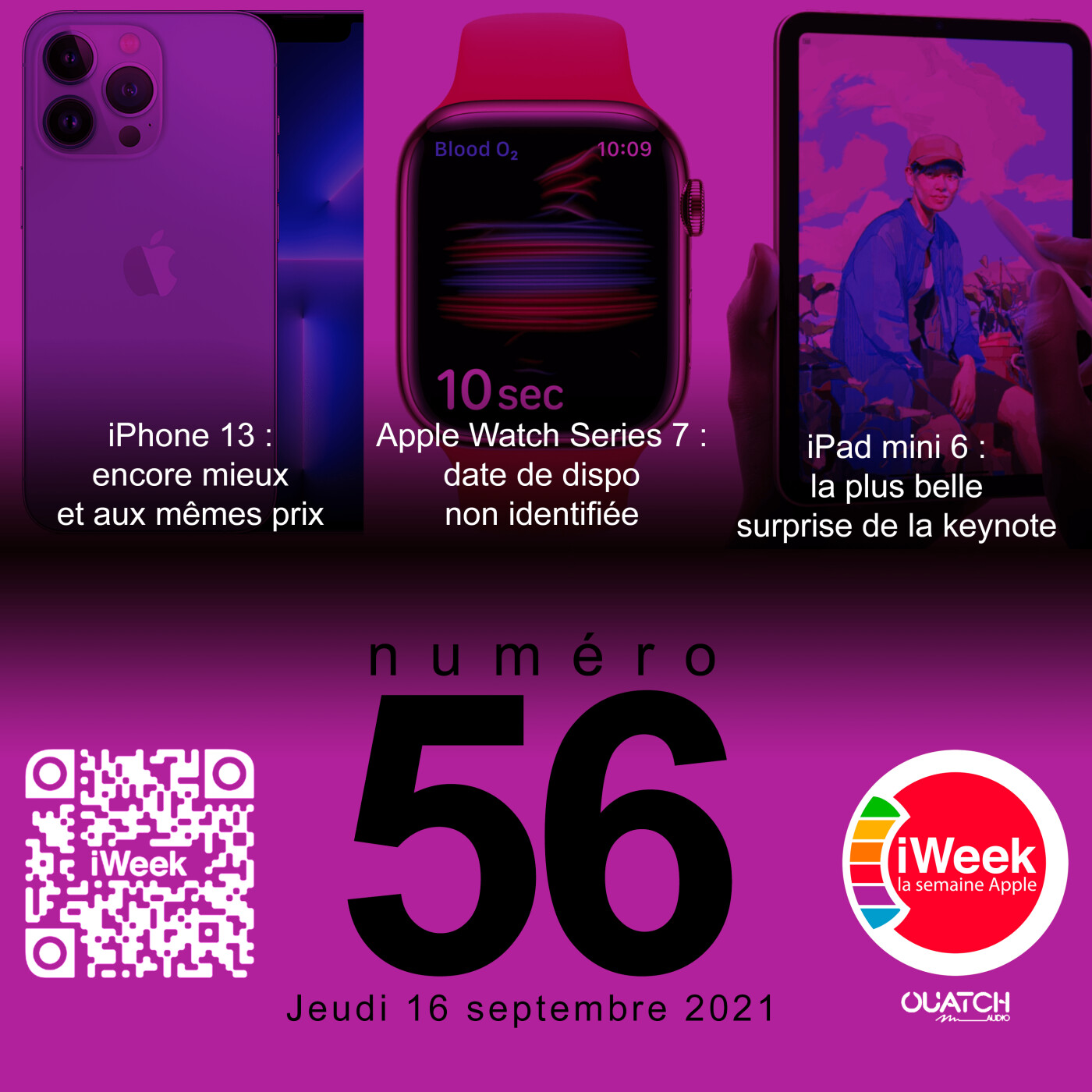 cover of episode Keynote iPhone 13, Apple Watch S7, iPad 9, iPad mini 6 : le débrief