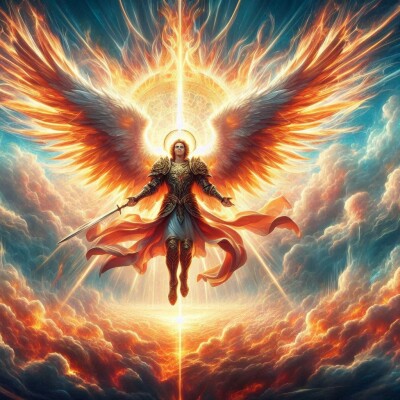 Entrez dans la permanence du feu de Michaël - Archange Michaël Psaume 253 cover