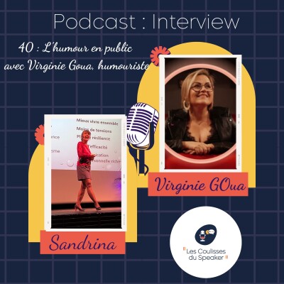 40 : L'humour en public avec Virginie Goua humouriste cover