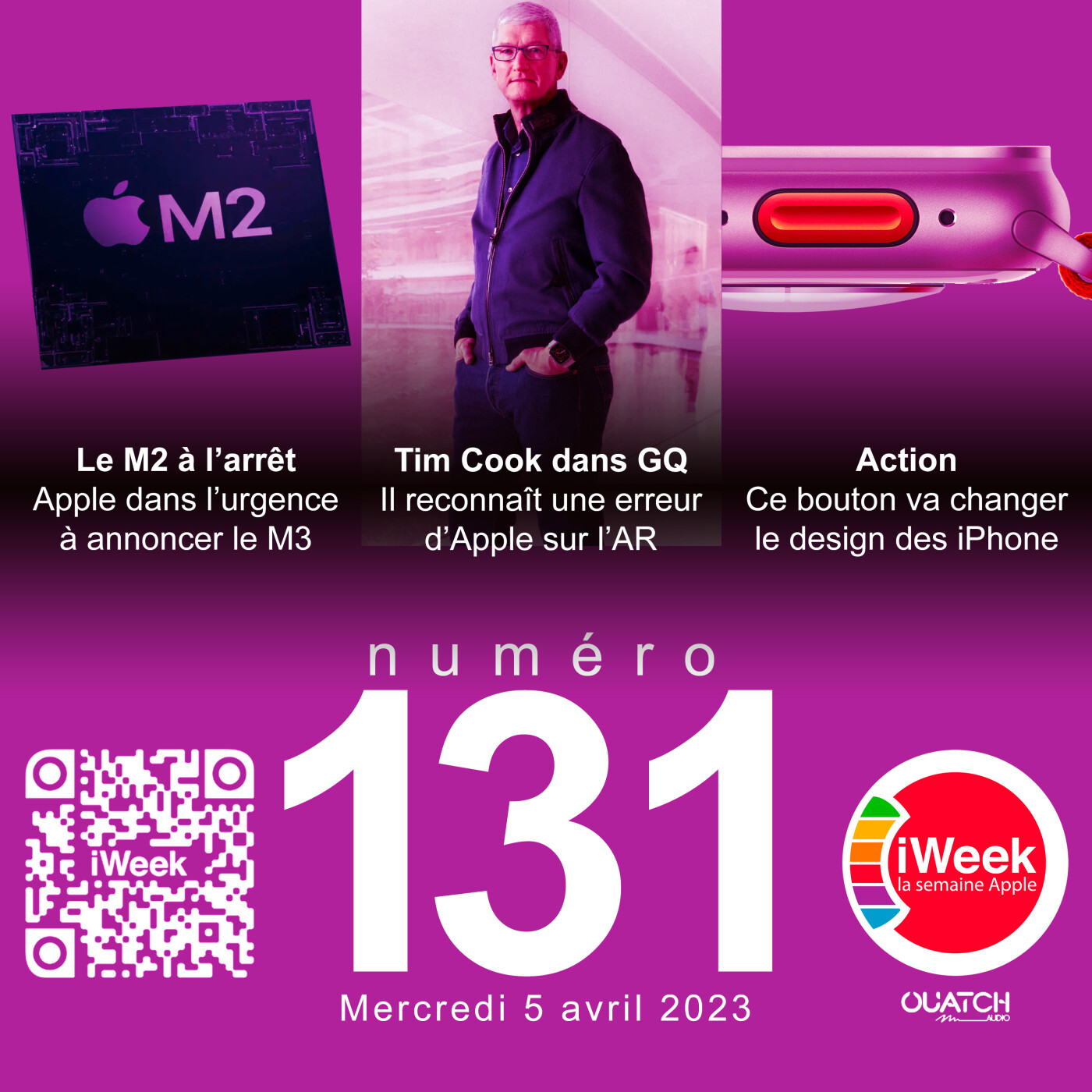 cover of episode Tim Cook sort du silence à deux mois du lancement du casque XR