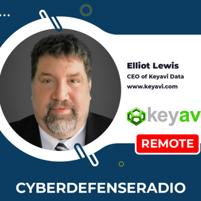 Cyber Defense Radio - Keyavi Data Corp - HotSeat - Podcast - 2023 cover
