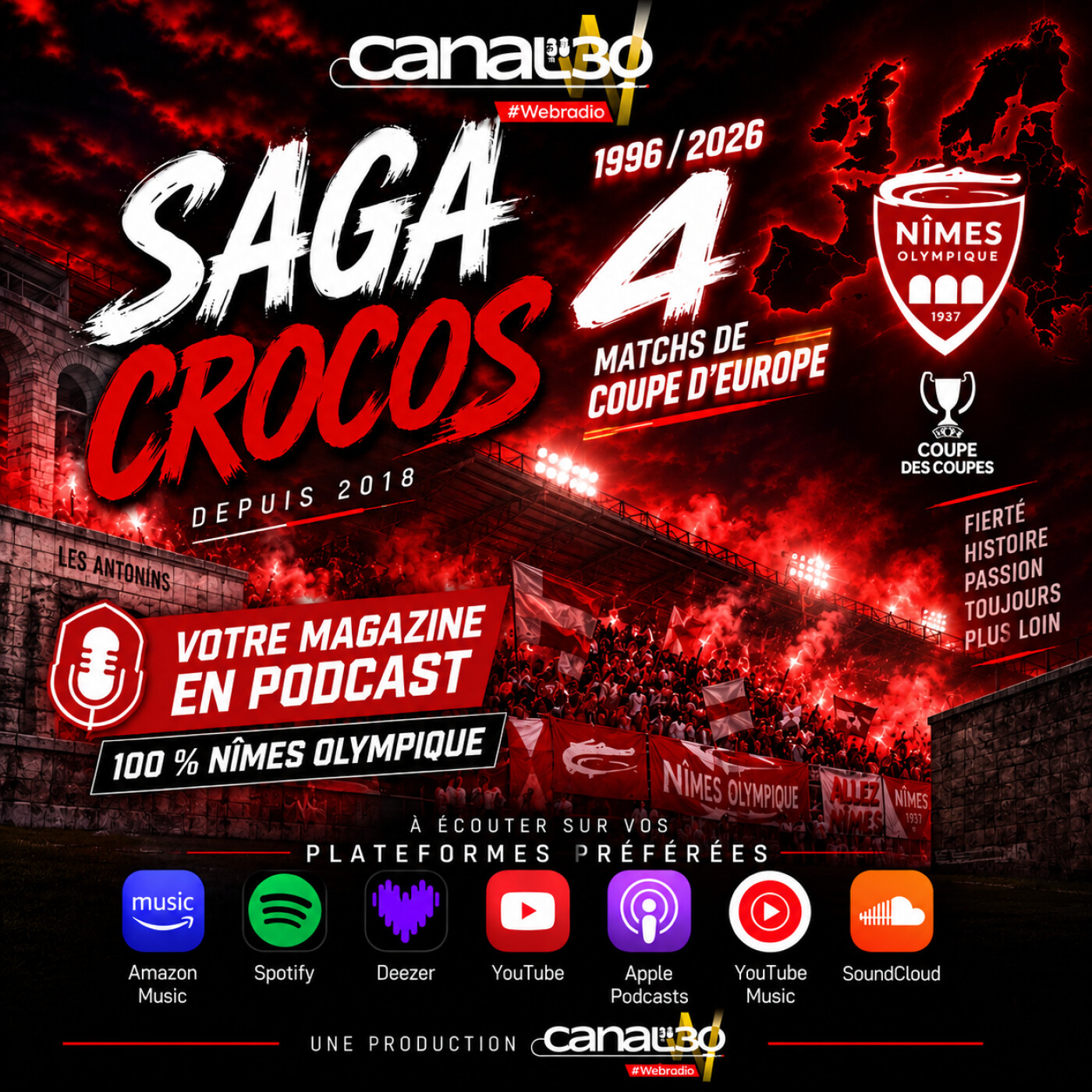 Episode 285 -SagaCrocos - 1986/2026 30 ans de Coupe des Coupes.