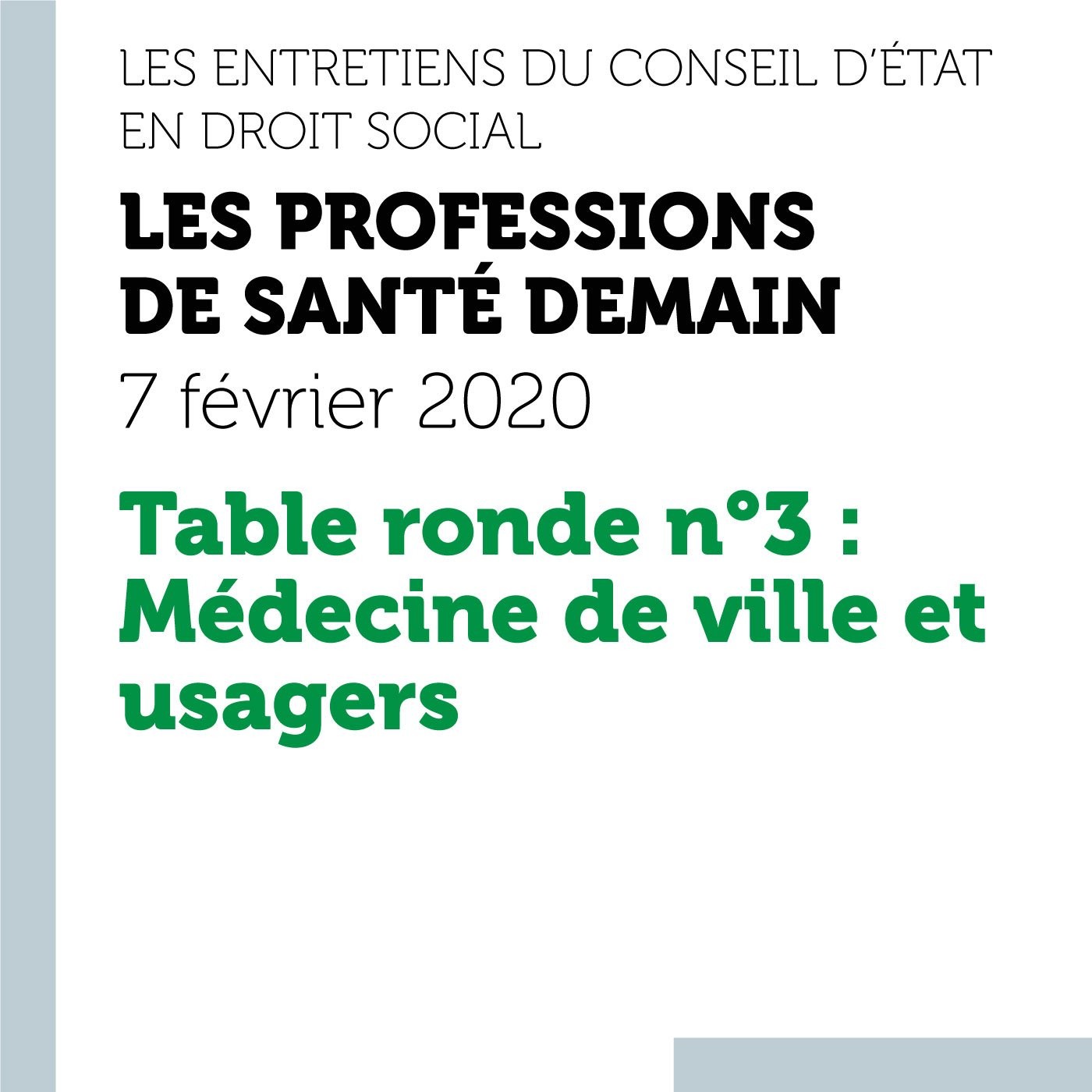 Les conférences du Conseil d\'État