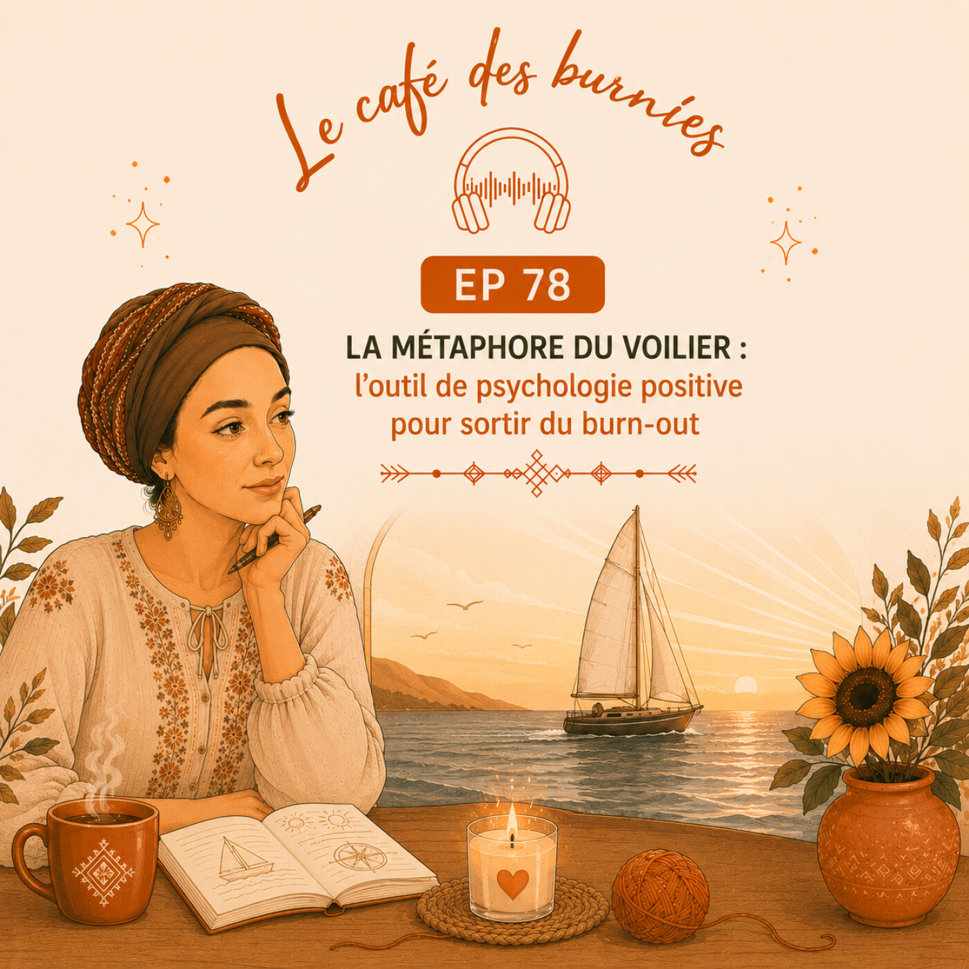 EP 78 LA MÉTAPHORE DU VOILIER : l'outil de psychologie positive pour sortir du burn-out