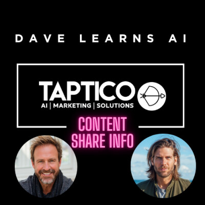 Dave Learns AI - How To Use AI To Create And Share Your Podcast Content cover
