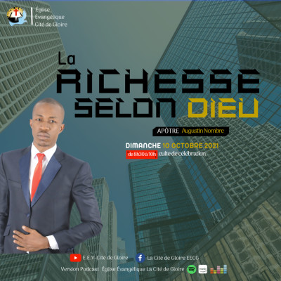 E.E.V-Cité de Gloire - Thème : La richesse selon Dieu cover