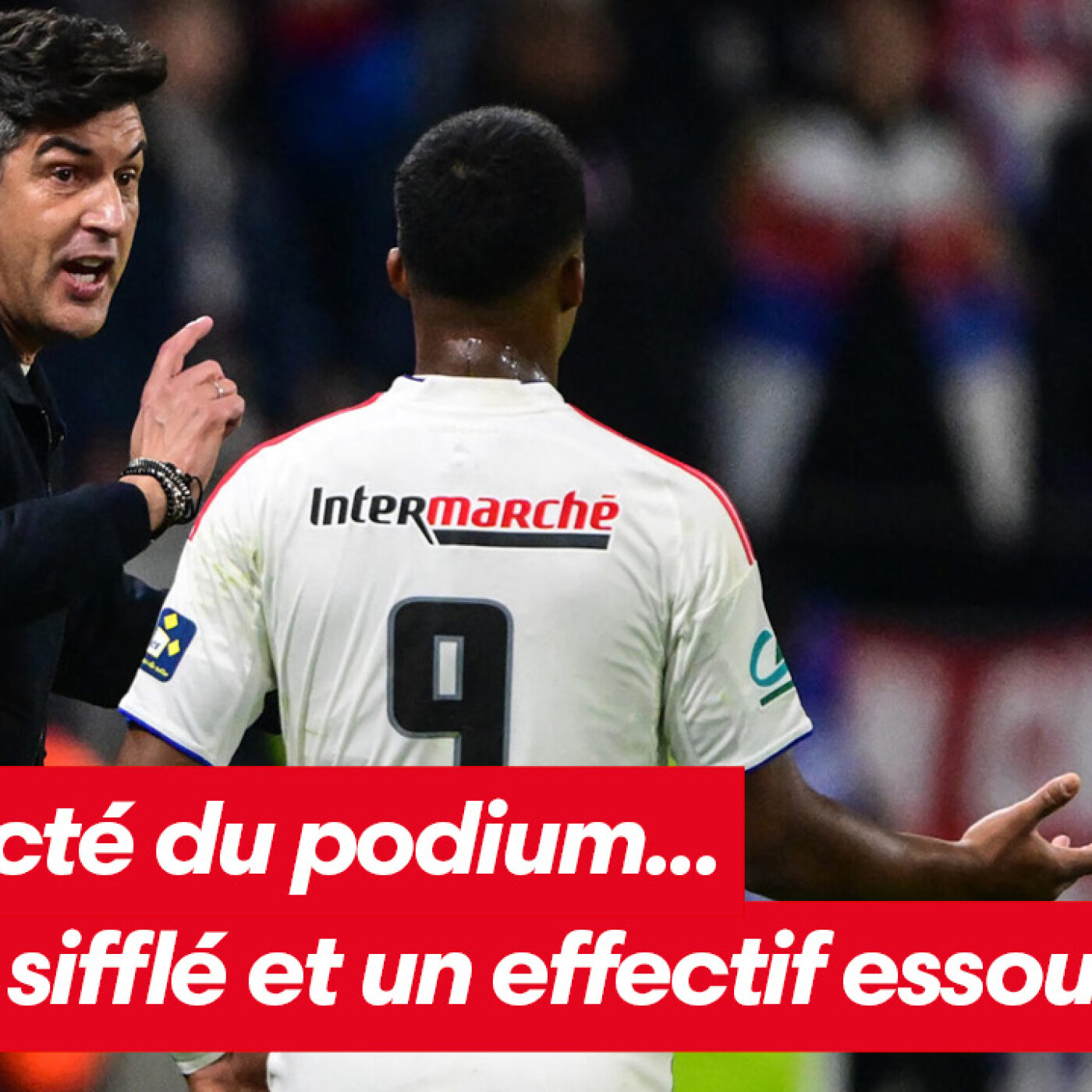 L'OL éjecté du podium... Endrick sifflé et un effectif essoufflé