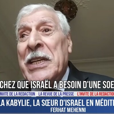"La Kabylie est la sœur d’Israël" : la dérive inconsciente et irresponsable de Ferhat Mehenni cover