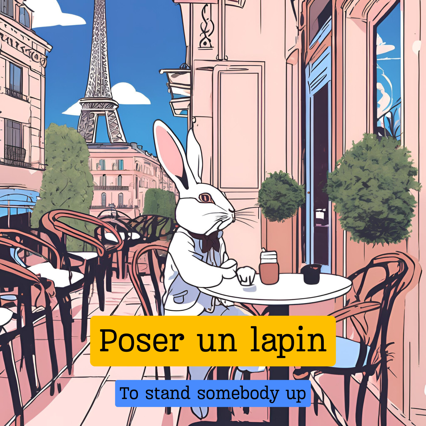 Expression française : Mince... un rendez vous oublié ! " Poser un lapin"