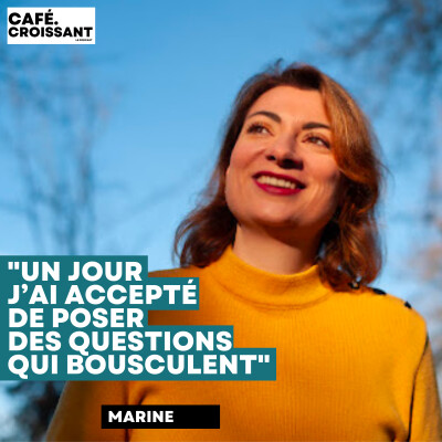 Marine - " Un Jour j'ai accepté de poser des questions qui bousculent" cover