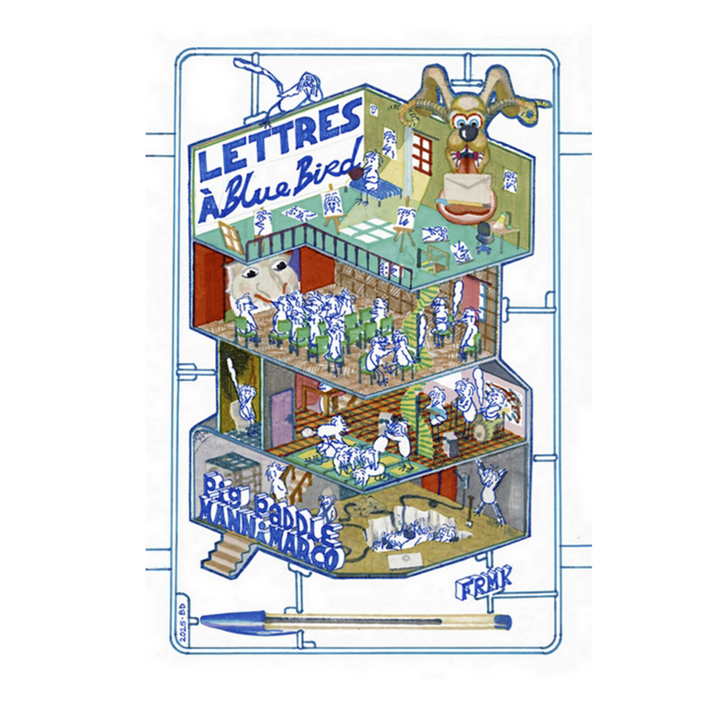 Lettres à Blue Bird, avec Pig Paddle Mannimarco, en public à la librairie La Régulière. Dans ma bulle #538 episode artwork