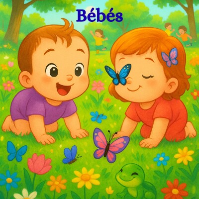 Bébés, méditation pour enfants cover