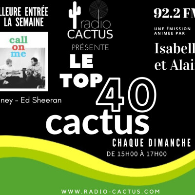 Top 40 Cactus du 29 janvier 2023. cover