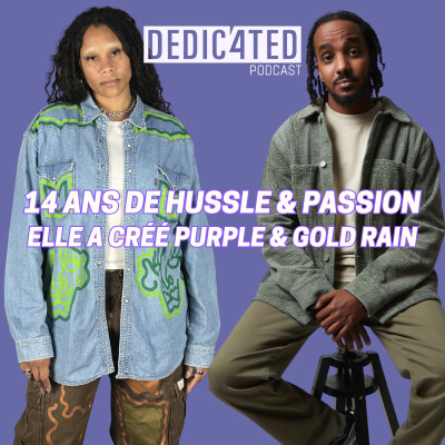 14 ans de Hussle & Passion — elle a créé Purple & Gold Rain cover