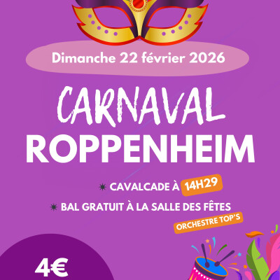Roppenheim : carnaval dimanche 22 février cover