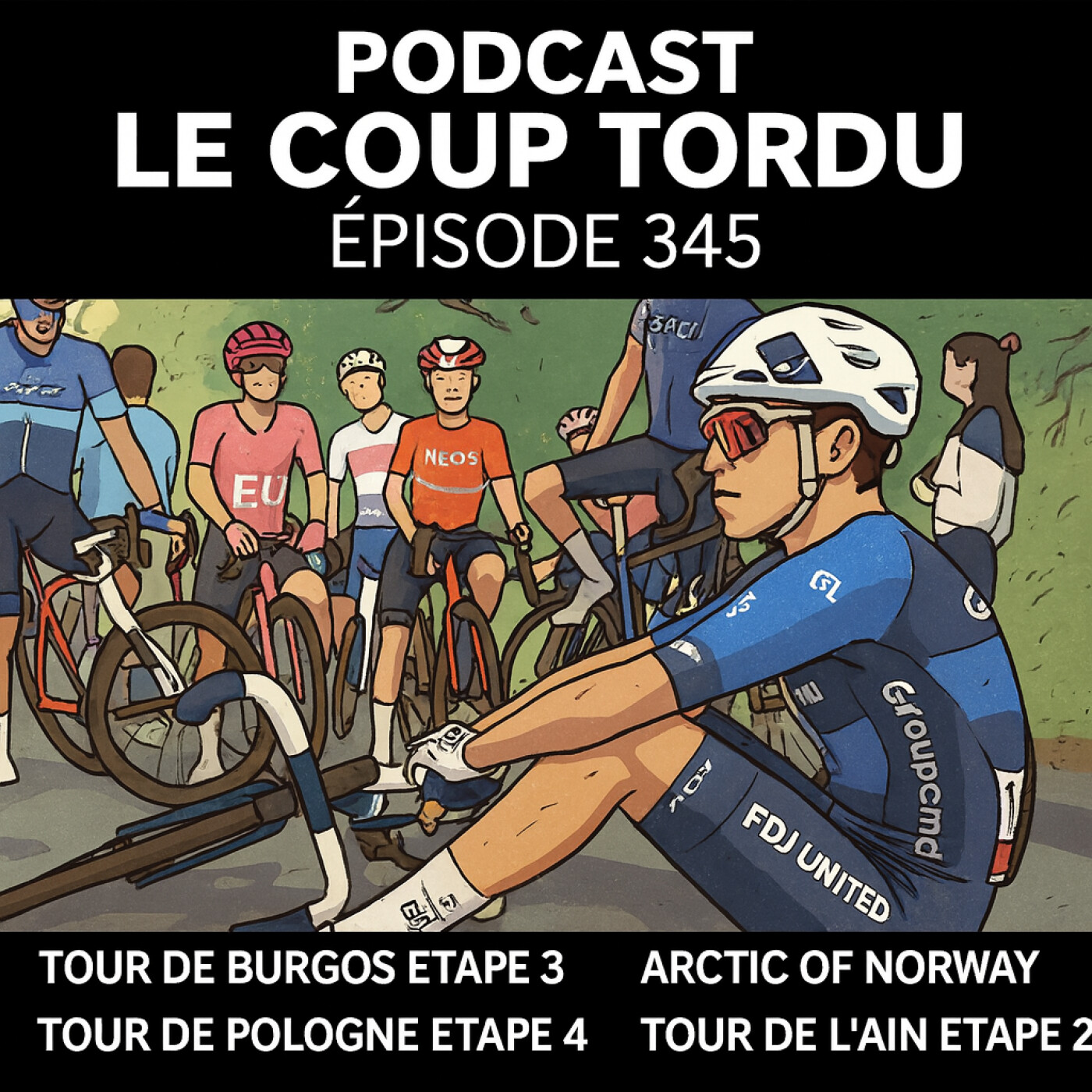 COUP TORDU 345 : TOUR DE POLOGNE ETAPE 4, ARTIC OF NORWAY, TOUR DE L'AIN ETAPE 2, TOUR DE BURGOS ETAPE 3 episode artwork